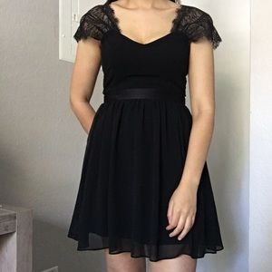BLACK COCKTAIL DRESS